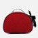 Cosmetic bag with a zipper, with a lining, burgundy color