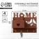The keywood is wall -mounted with a shelf with a shelf and a “Home” pocket, 17 x 14.5 cm.