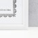 Photo frame plastic 30x40 cm "Wave section" white 42.6x32.6x1 cm
