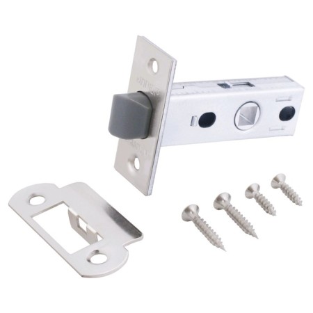 Latch "Allur Art" L45-8-P SN, without handles, end Pop 25 mm, plastic color matte nickel