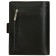 Portmone with a block for rights and a separation for the passport Camel Premium, the color is black