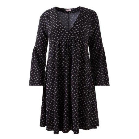 Women's dress Minaku: Green Trend Black Color, Rr. 48-7