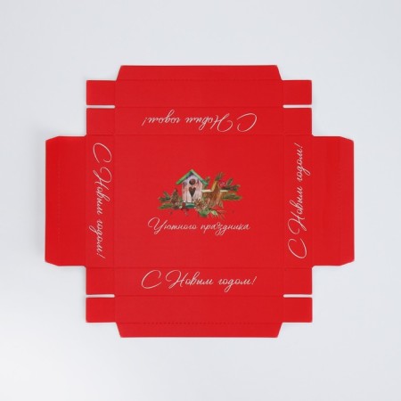 Folding box with 3D effect “Miracle will happen”, 18 x 14 x 23 cm, New Year-9