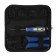Press and tundra bag, 5 matrices + screwdriver, for testing wire tips