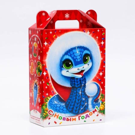 Gift box New Year's cornfield 18.5 x 10 x 30.5 cm-1