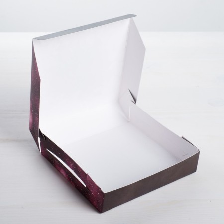 Confectionery packaging, box "Present", 14 x 14 x 3.5 cm-1