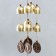 Wind Music Metal "Bell and Coin Om" 8 bells 50 cm