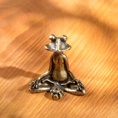 Bowl stand "Frog in the pose of lotus"-2