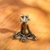 Bowl stand "Frog in the pose of lotus"