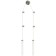 Lamp wall-flowing still 2xled 12W, size 15-300x6-17x53-150 cm, color nickel