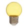 LED lamp, G45, E27, 1.5 W, for BelT-LITA, transparent, yellow, set 10 pcs