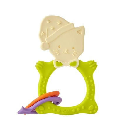 Silicone teething meow teether, university, mix color