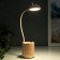 Table lamp with AKB 16216/1PK LED 4W 3000/6000K USB pink 8x8x44.5 cm Risalux