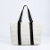 Zipper bag with lightning, white color