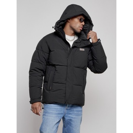 Male Winter jacket, size 56, black color-4