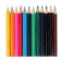 Pencils Calligrata "Machine", 12 colors, mini, wooden housing, triangular