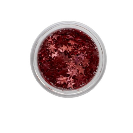 Glitter Figure "Stars", Reds-2