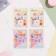 Set of mini -postcard "Wishes - 4" poppy, 40 pieces, 5 x 7 cm