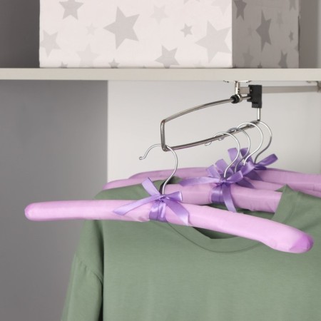 Shoulders - Manquists for clothing soft "Atlas", 5 pcs, 37.5 × 10 × 3 cm, lilac color-1