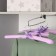 Shoulders - Manquists for clothing soft "Atlas", 5 pcs, 37.5 × 10 × 3 cm, lilac color