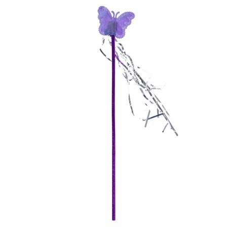 Carnival set "Butterfly", 3 objects: wings, rim, rod, purple color-2