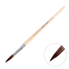 Squirrel Brush Round No. 9, handle tree