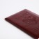 Cover for passport, burgundy color
