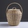 Vegetable Crimery Basket high with a lid, 300x300/250/370 mm