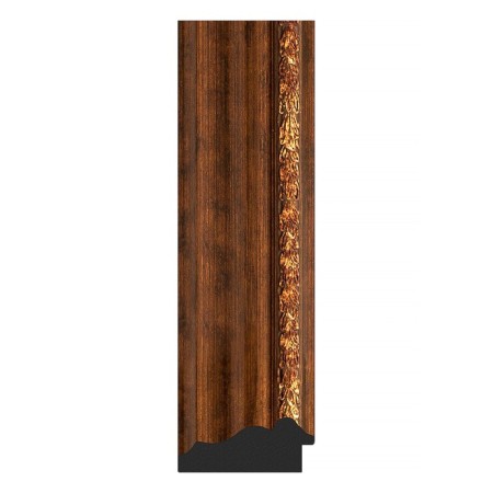 Mirror in the baguette frame, Roman bronze 88 mm, 61x61 cm-2
