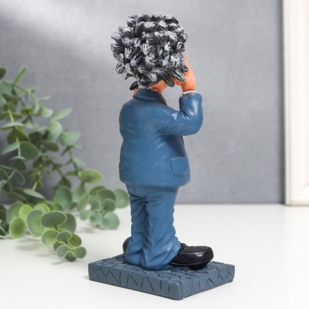 Souvenir Polystone "Einstein" mix 6x7.5x17 cm-5