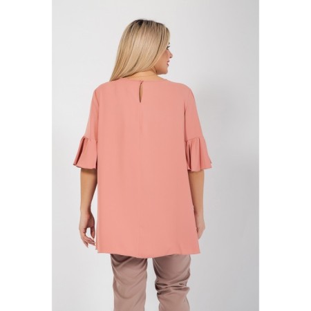 Female blouse, size 56, powder color-5