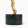 Figurine "bird" marble brass 16 x 8 x 24 cm