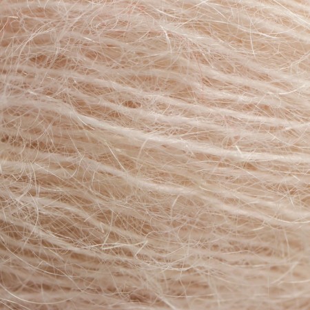 Yarn "KID Royal 50" 62% moher, 38% polyamide 500m/50g (67 milk-beige)-2