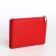 Women's wallet on magnet, red color