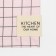 Set of napkins Ethel "Cell" 30x40 cm - 2 pcs, 80% HL, 20% PE, satin 110 g/m2