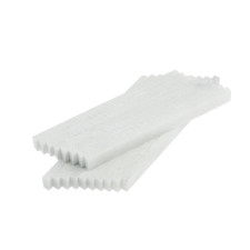 The little welder scrap, 125x12x5 mm, talc, for professional markup, 18 pcs.