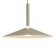 Suspended Mantra Calice, LED, 800LM, 3000K, 210 mm, gray color.