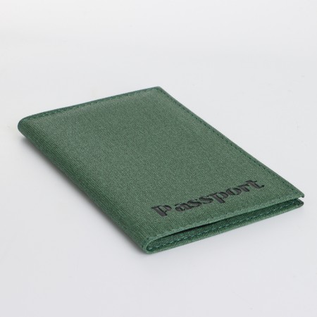 Cover for passport, green color-3