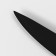 Kitchen knife for vegetables Simplex shares, blade length 10 cm, black color
