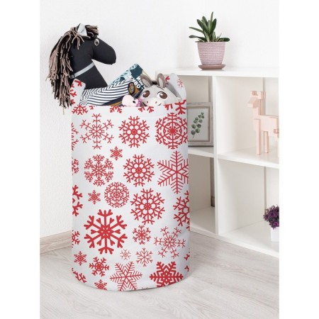 Basket for toys "Snowflakes in winter, size 40x60 cm