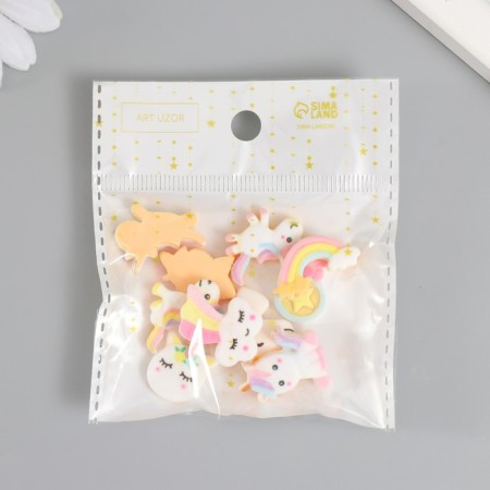 Decor for creativity plastic "Unicorn" set 10 pcs-4