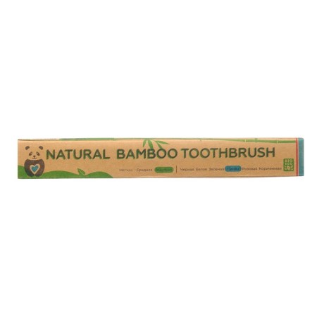 Bamboo denture hard in the box, blue-2