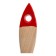 Brush Flat bison 01099-100_z01, light bristles, wooden pen, 100mm