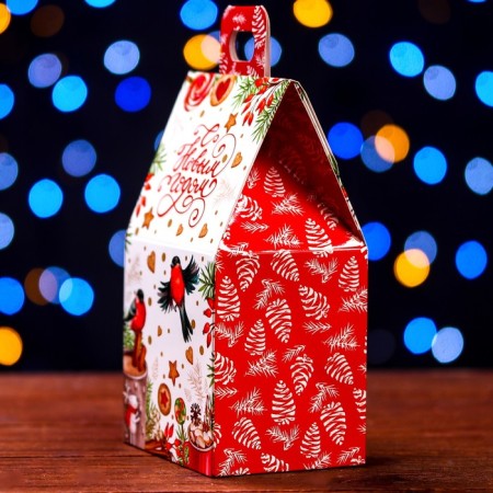 Gift box "Bullfinch House", 9.1 x 7 x 15.7 cm-2
