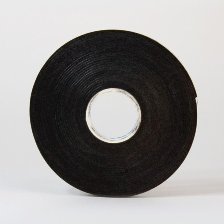 Bilateral tape ABRO BE-8MM-5M, on a foamed basis, heat-resistant, black, 8 mm x 5 m-1
