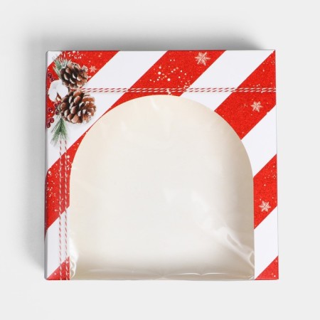 Folding box "New Year", 20 x 20 x 5 cm, new year-2