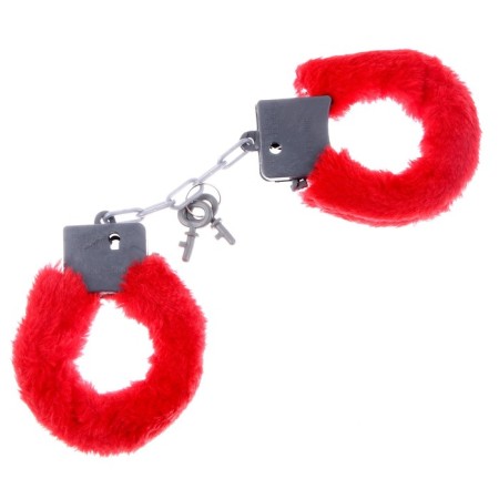 Handcuffs with fur, color mix
