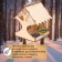 DIY wooden dirper designer for birds, 14.5 × 14.5 × 18 cm, Greengo