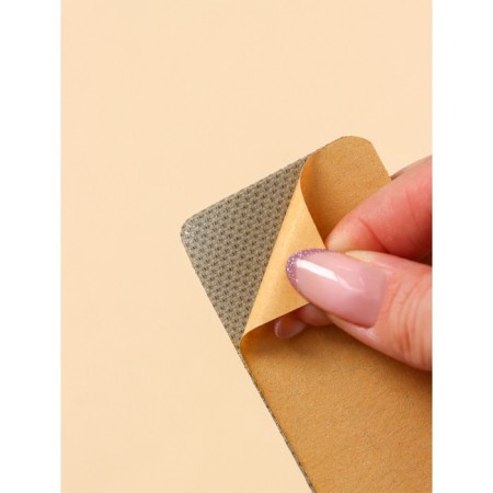 A video for clothes with a velor brush, 55 sheets, white color with blue-7