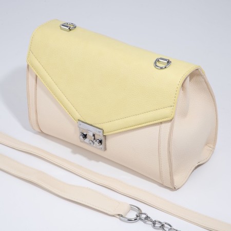 Bag-mixer on the valve, beige/yellow color-2